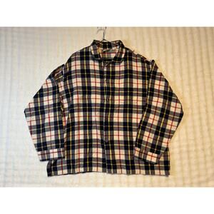 L.L. Bean Men's Flannel Long Sleeve Cotton Shirt Size XXL - REG
